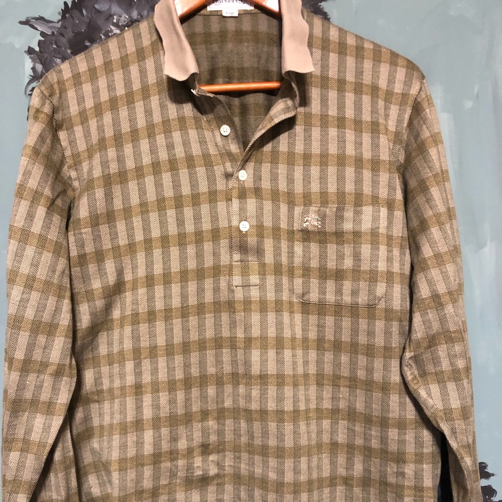 Burberry’s long sleeve polo